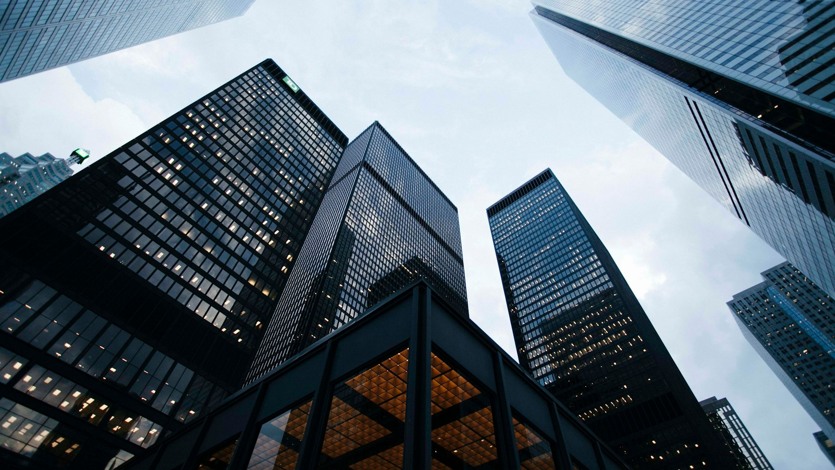 Tall corporate buildigs